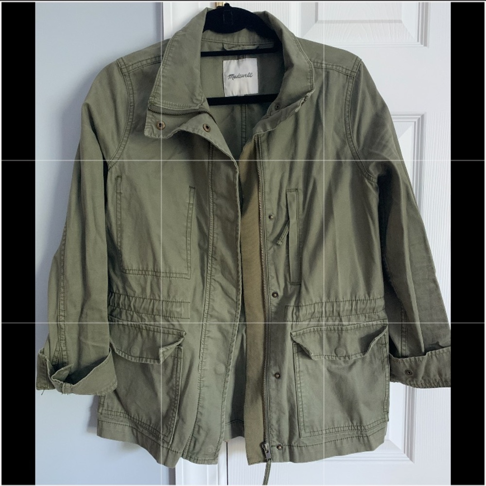 Madewell passage jacket / military / utility